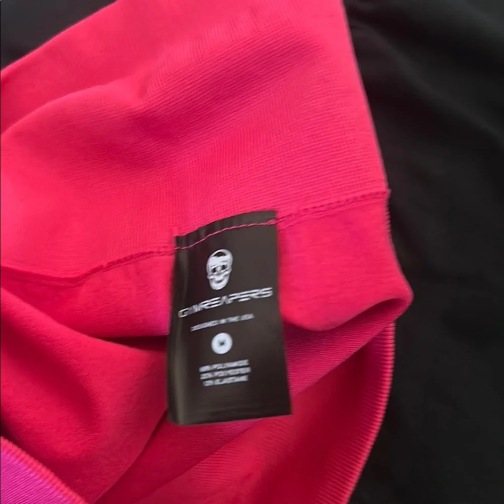 Black and Pink Skull Logo Shorts - Picture 4 of 5